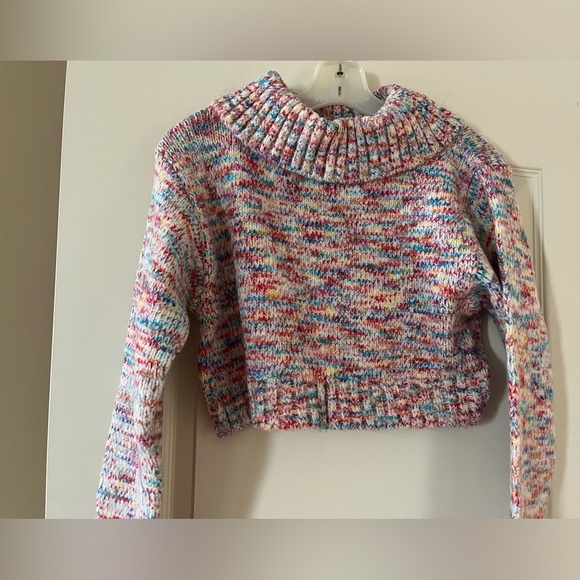 New! Florence by Mills Multicolor Cropped Sweater Women’s Size Medium - Picture 9 of 14